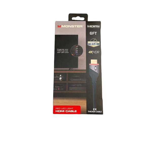 Monster 6Ft HDMI cable - Picture 1 of 5
